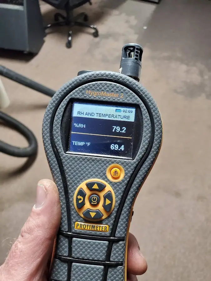 Moisture meter humidity assessment for Fire & Smoke Damage Restoration in Innsbrook